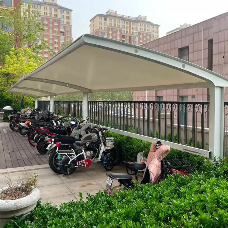 乐山膜结构电动车棚